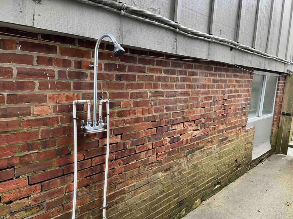 Shower from the beach