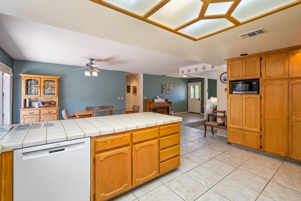 Access to the Rear Patio from the Dining Room