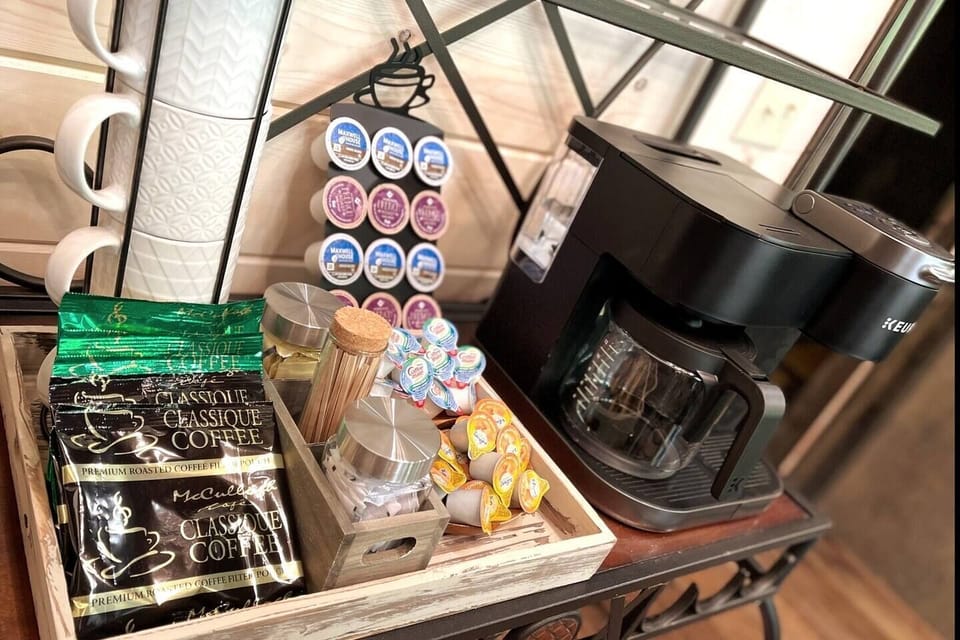 Help yourself to a fresh cup of coffee every morning from our full coffee bar. 
