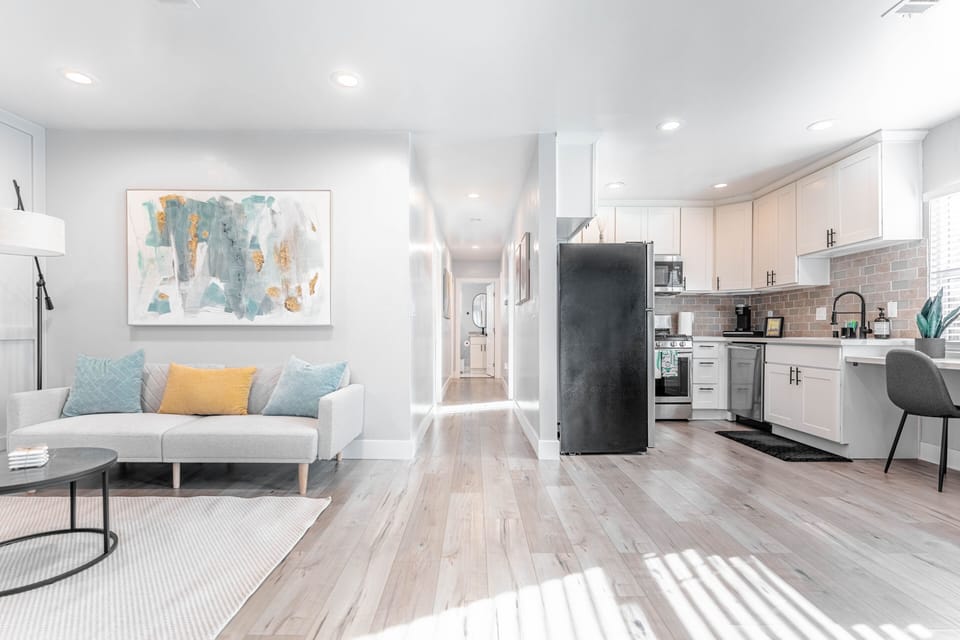 Living room and kitchen 