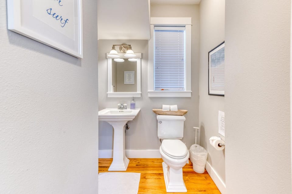 Powder room on the main level