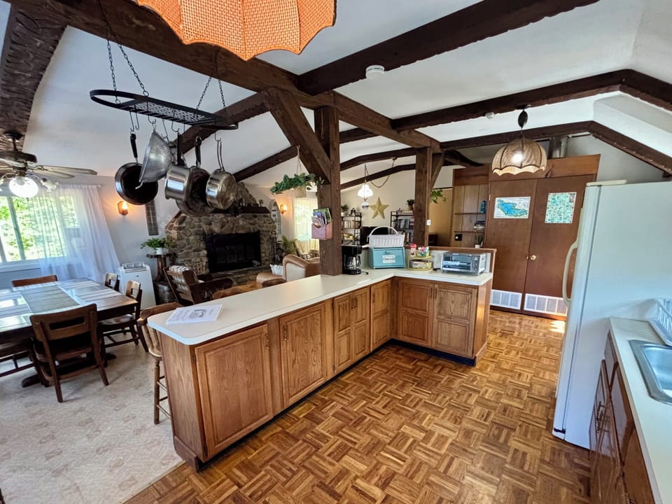 Large bright open concept space is great for families and groups of friends