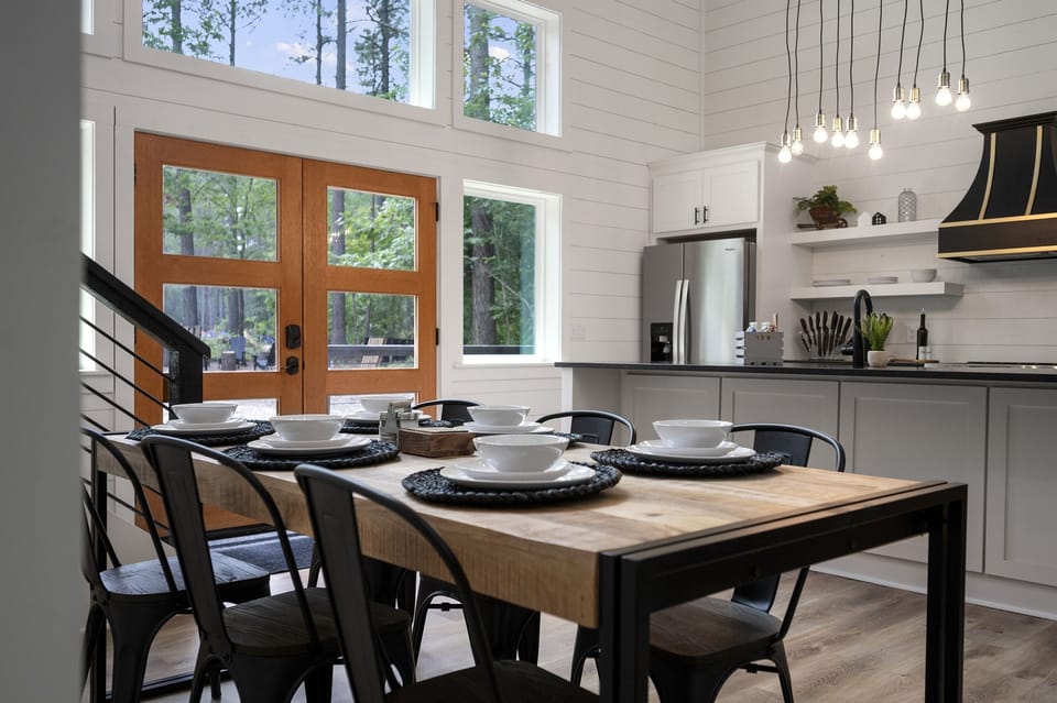Comfortable dining room for gatherings