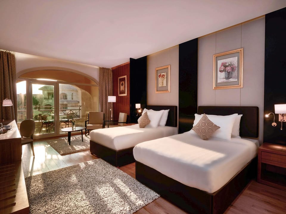Executive Twin Room, Multiple Beds, Garden View | Premium bedding, memory foam beds, minibar, in-room safe
