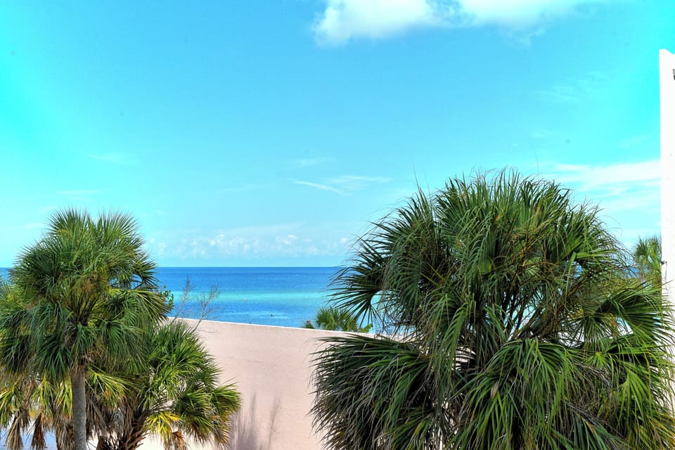 Ocean view from balcony