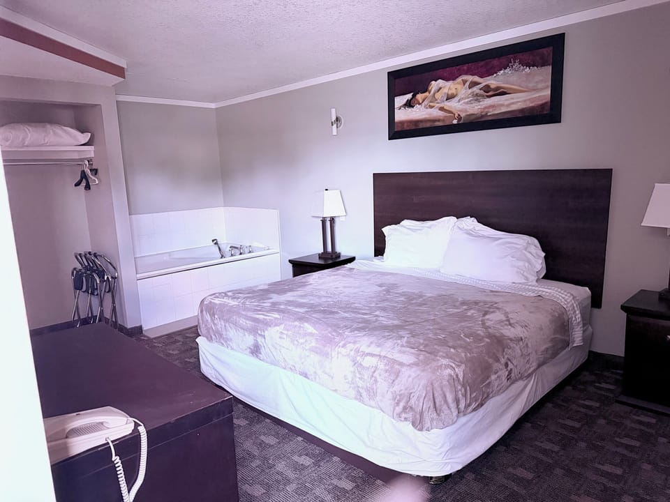 Honey Moon Suites | Pillowtop beds, desk, iron/ironing board, free WiFi