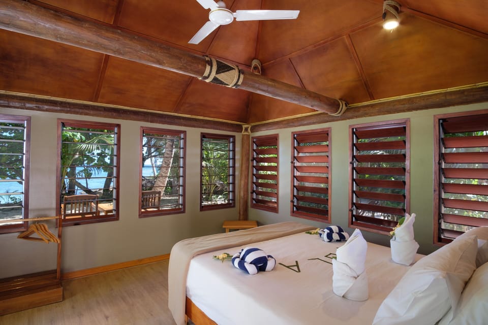 Beachfront Yanuyanu (Island) Bure | Bed sheets
