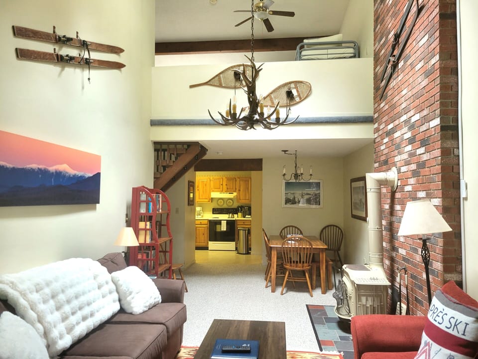 View from Living Area to Kitchen