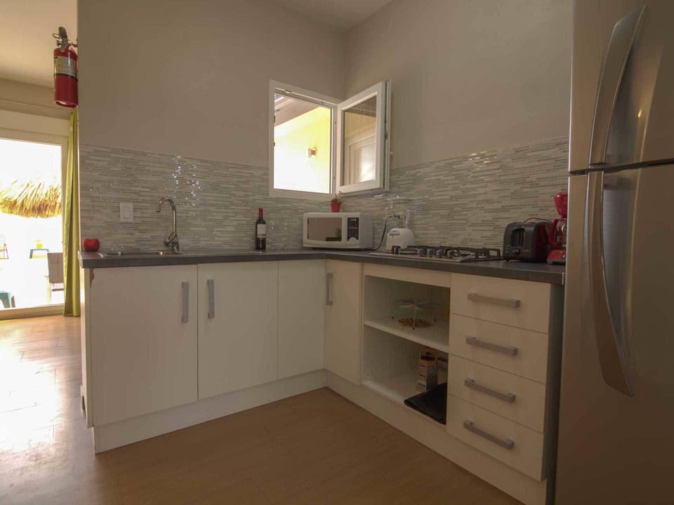 Apartment | Private kitchenette | Full-size fridge, microwave, stovetop, coffee/tea maker
