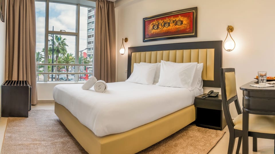 Double Room | Frette Italian sheets, premium bedding, memory foam beds, minibar