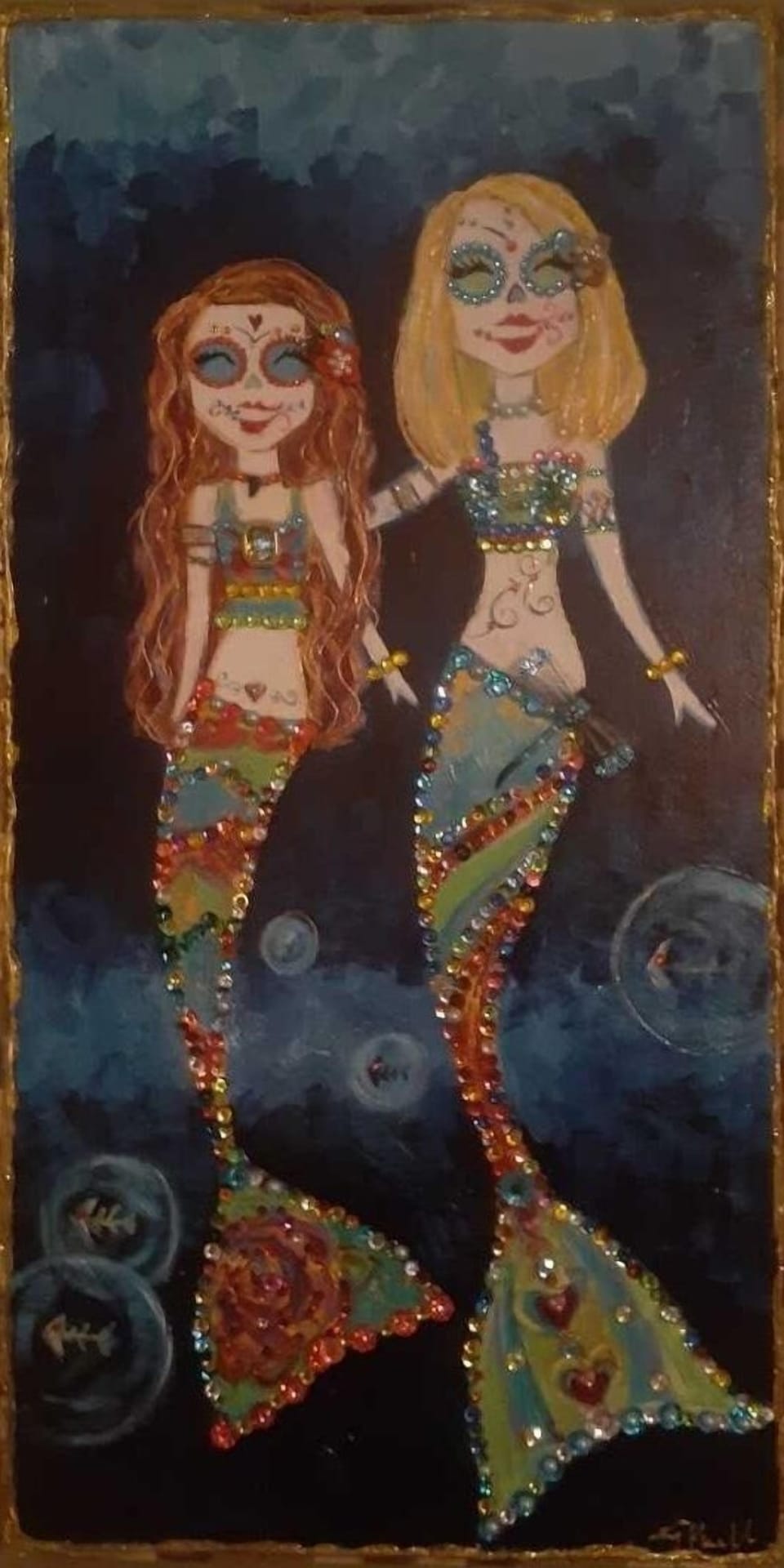 Example of the Original Artwork by Jen Purcell found throughout the House.