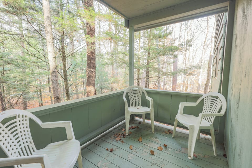 Private deck off master bedroom