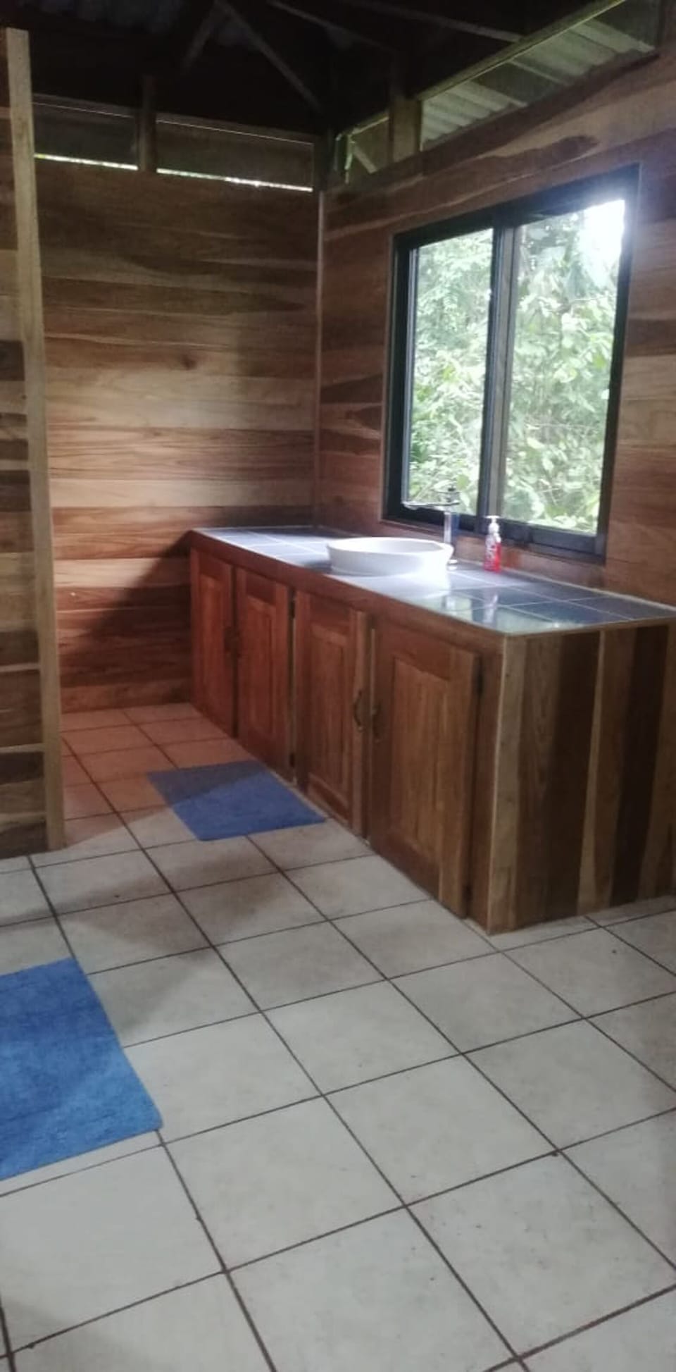 Master Bathroom overlooking the jungle 