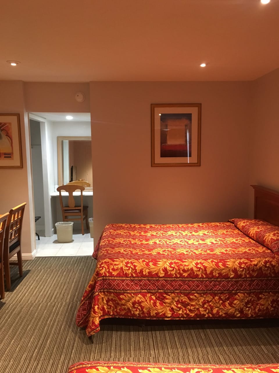 Room, 2 Queen Beds | Desk, blackout drapes, iron/ironing board, rollaway beds