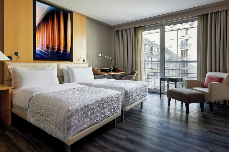 Deluxe Room, 2 Twin Beds, Garden View | Premium bedding, down comforters, pillowtop beds, in-room safe