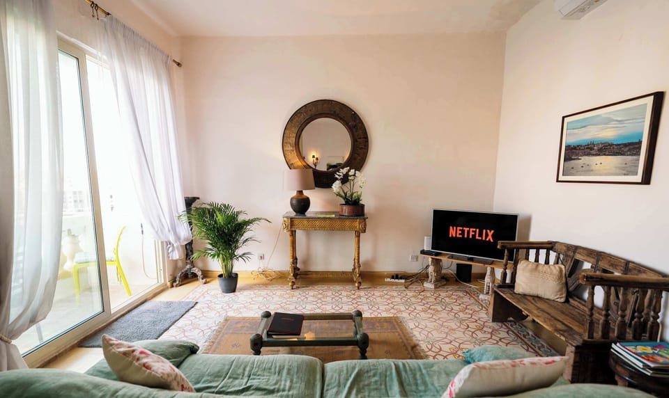 Living Room with Smart TV