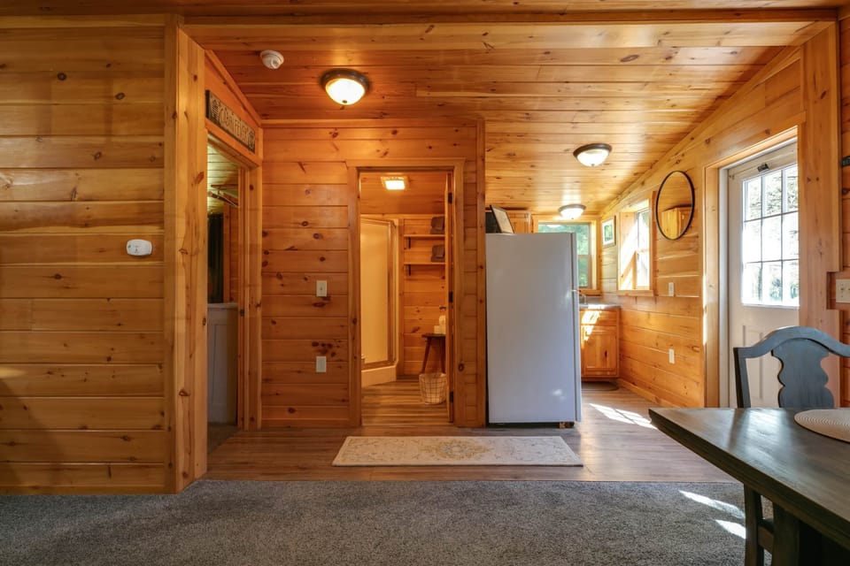 Functional and stocked kitchen
