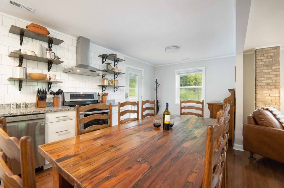 Dining area with kitchen view 1