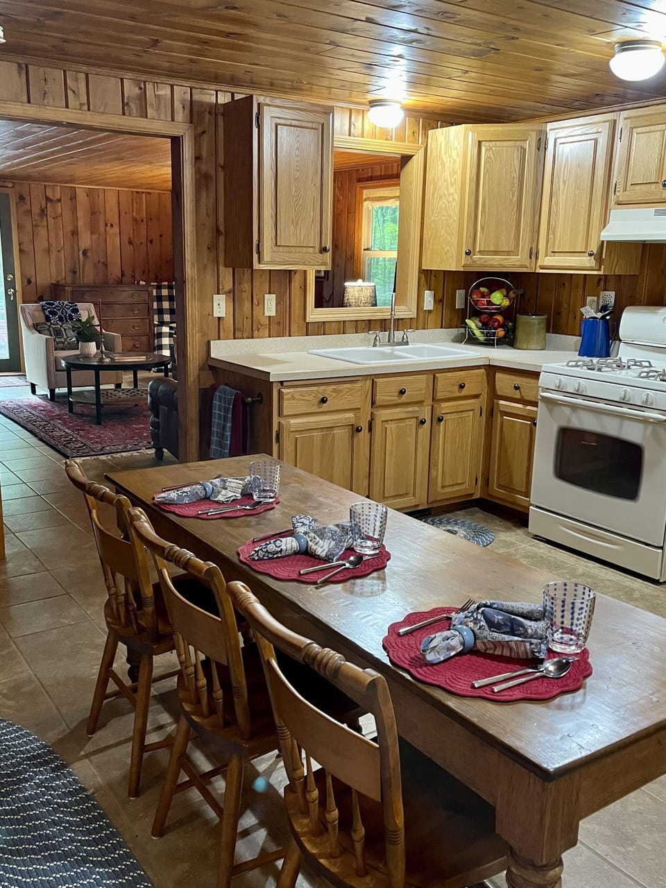 Well appointed kitchen. 