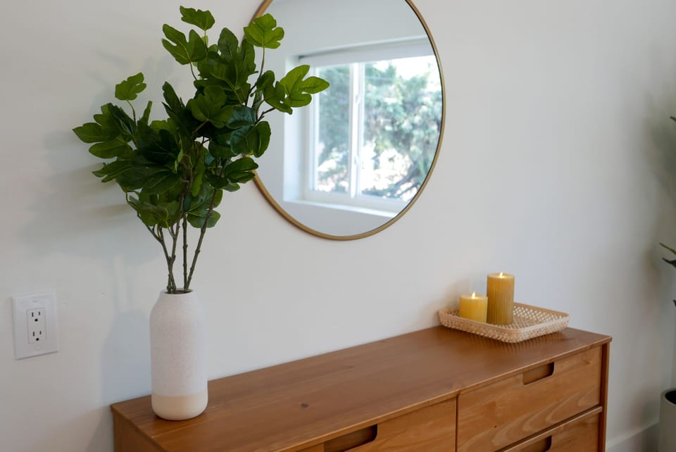 little design touches help make the house feel like your own. 