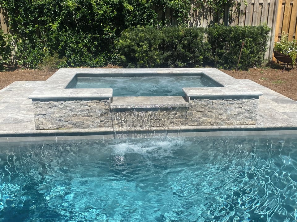 Enjoy the Spillover Spa
