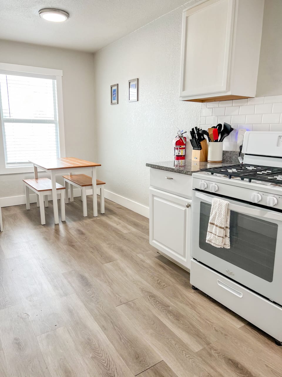 Our kitchen is a chef's dream. With state-of-the-art appliances and a full range of essentials, you'll have everything you need to create delicious meals.