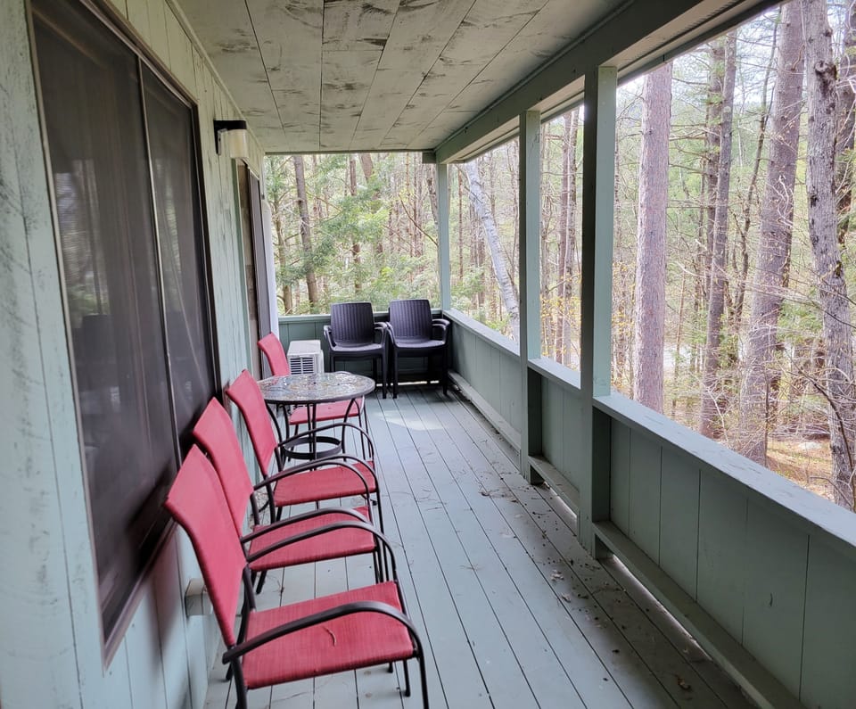 Lower deck off living area