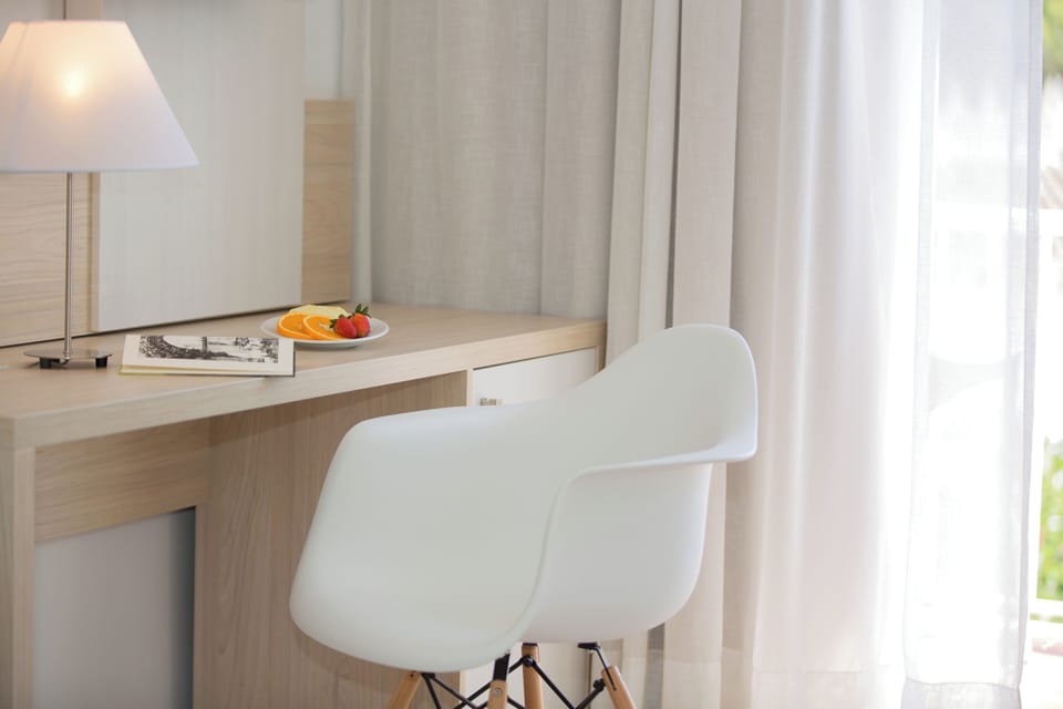 In-room safe, desk
