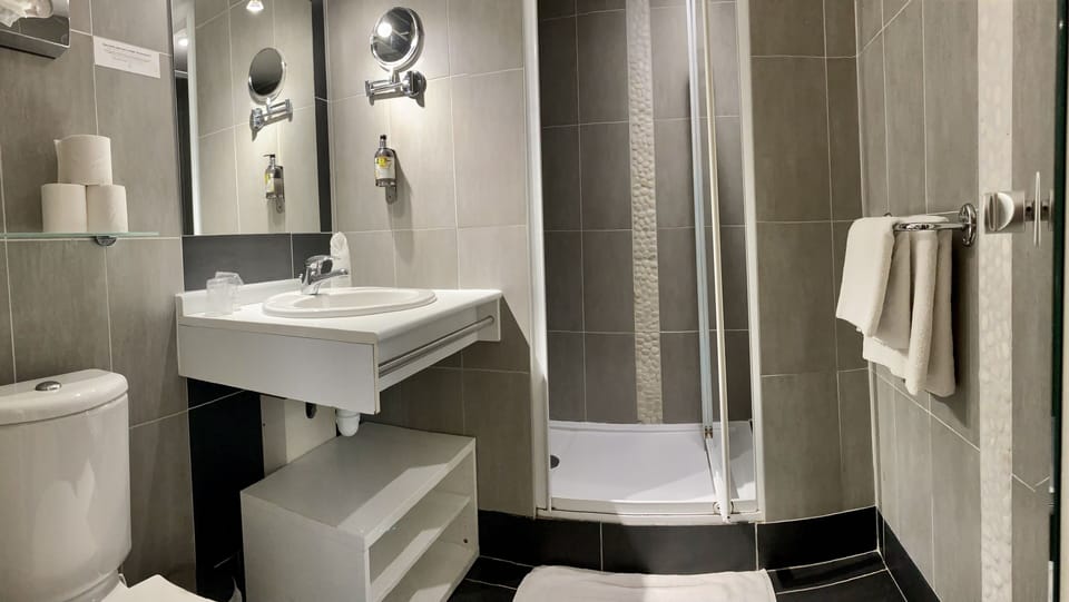 Standard Double Room | Bathroom | Eco-friendly toiletries, hair dryer, towels, shampoo