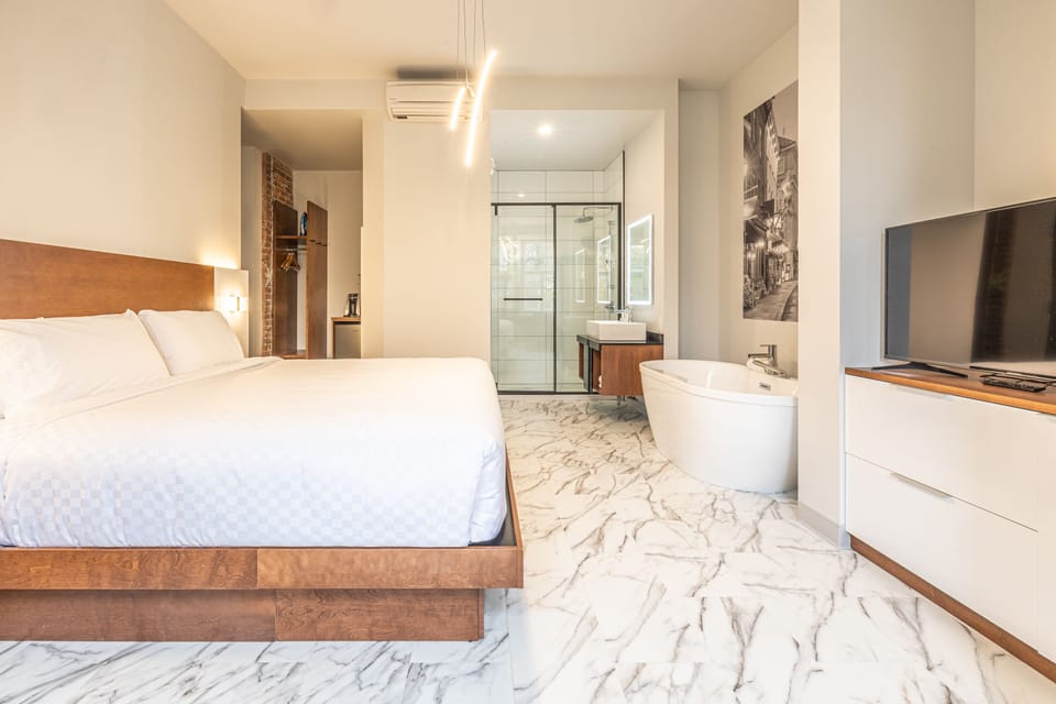 Romantic Room, Park View | Premium bedding, memory foam beds, blackout drapes, soundproofing