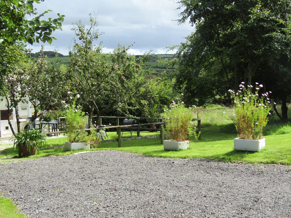 Private parking next to the cottage.