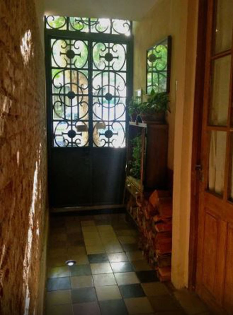 Interior entrance