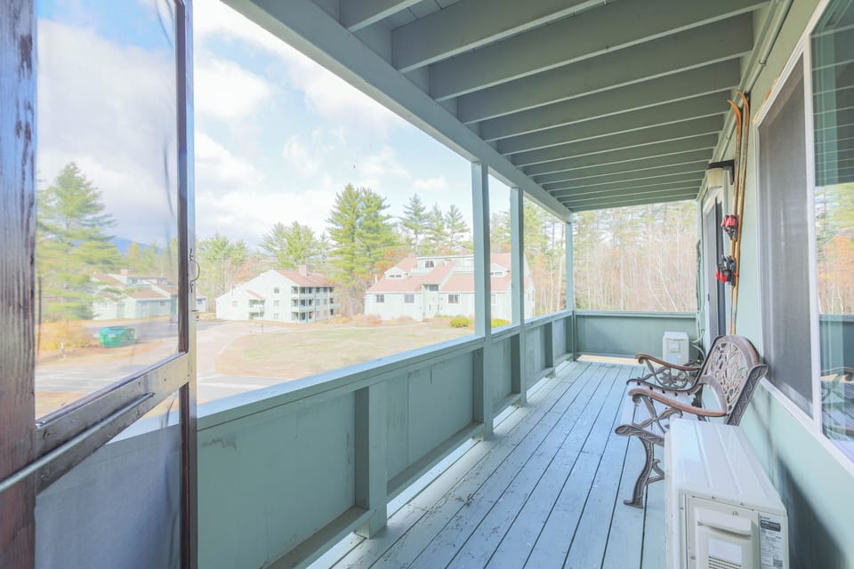 Deck from living are to master bedroom
