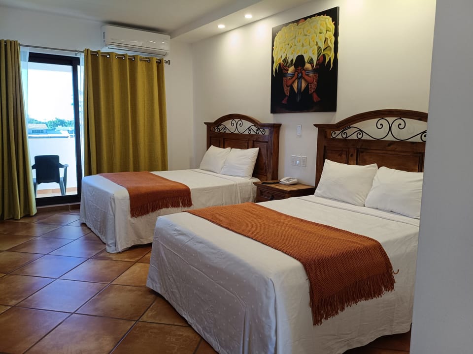 Deluxe Double Room, 2 Double Beds, City View, Tower | Individually furnished, blackout drapes, free WiFi, bed sheets