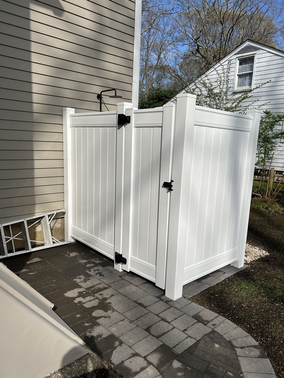Large outdoor shower