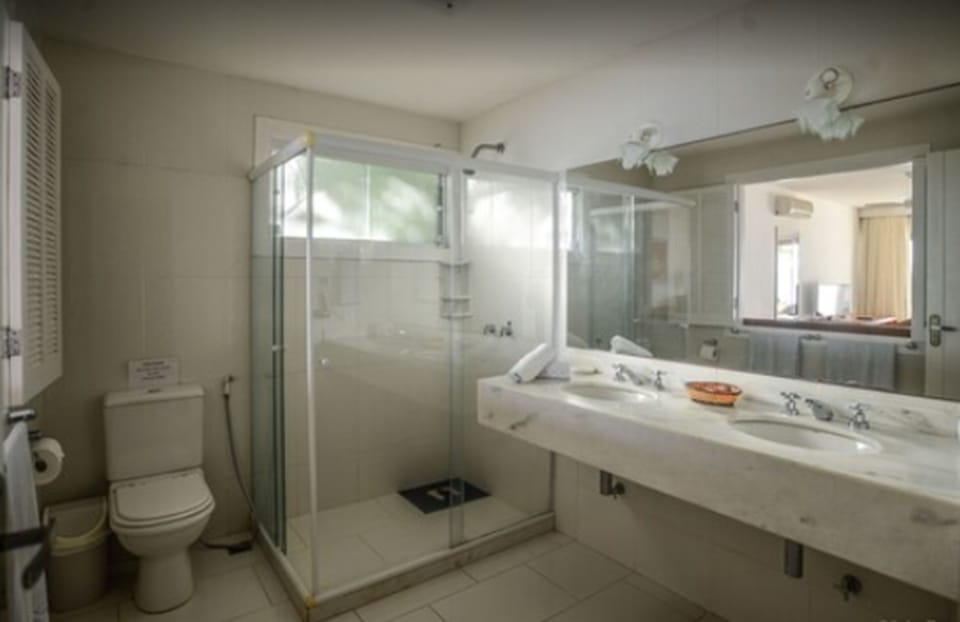 Hair dryer, bathrobes, towels