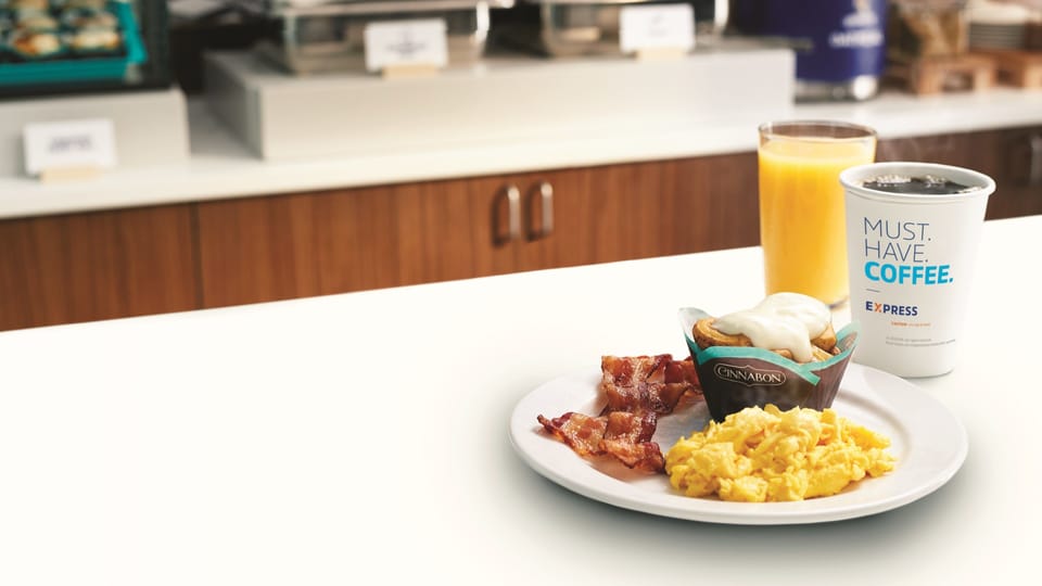 Free buffet breakfast