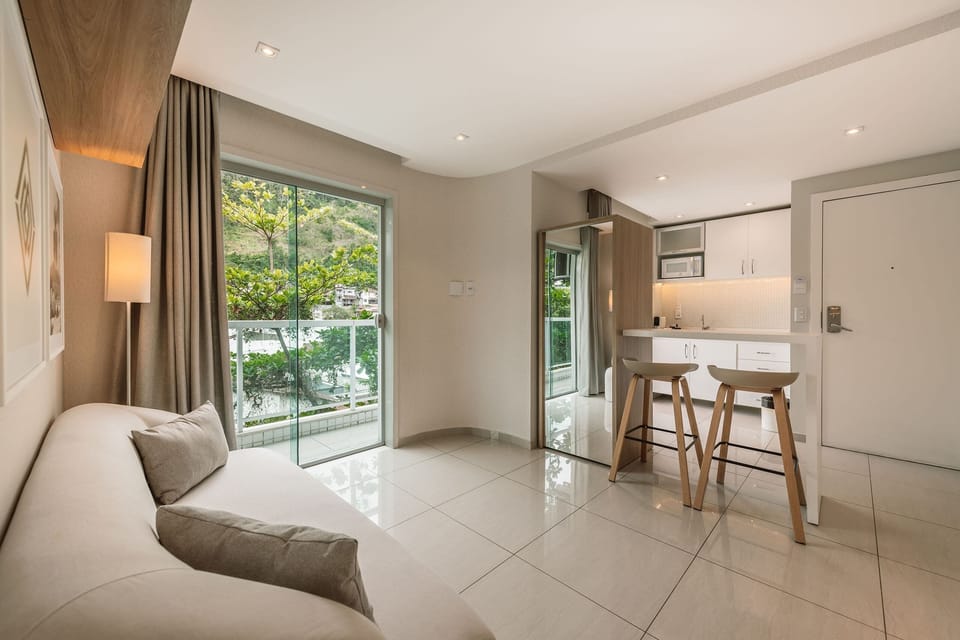 Premium Suite, 1 Bedroom, Lanai | Living area | 40-inch LCD TV with cable channels, TV