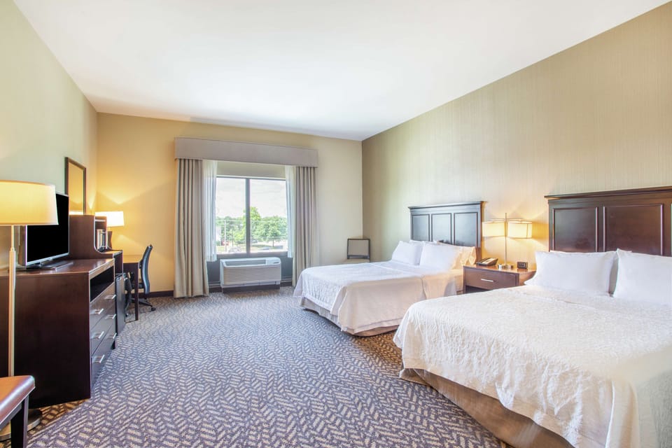 Desk, blackout drapes, iron/ironing board, free WiFi