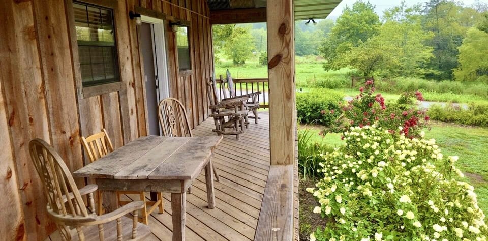 Plenty of seating and place to enjoy the outdoors