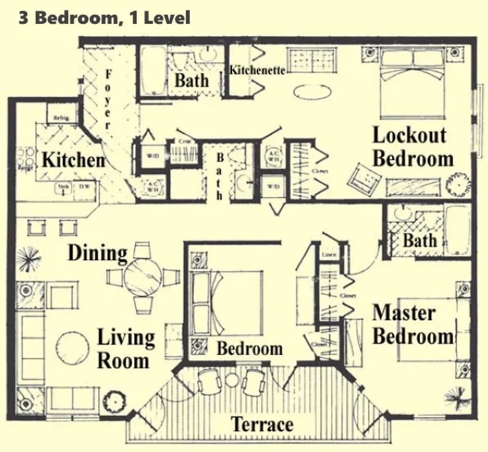 The floorpan. There is a door now from lockout bedroom to main hallway.