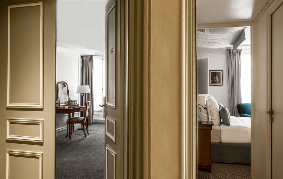 Connecting Family Room | Premium bedding, in-room safe, individually decorated, desk