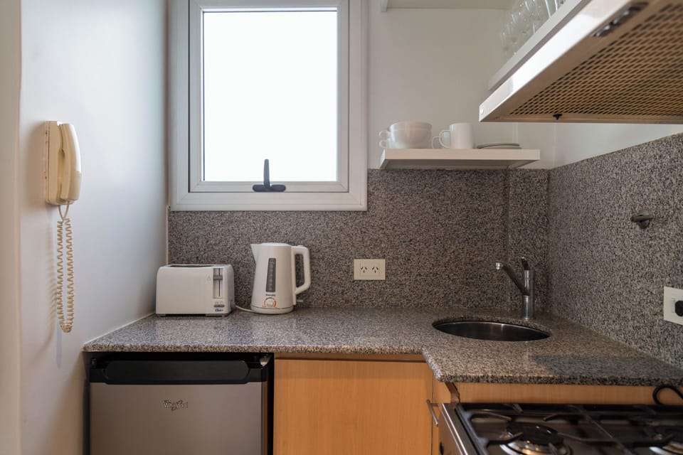 Apartment, 1 Bedroom, City View | Private kitchen | Full-size fridge, microwave, oven, stovetop