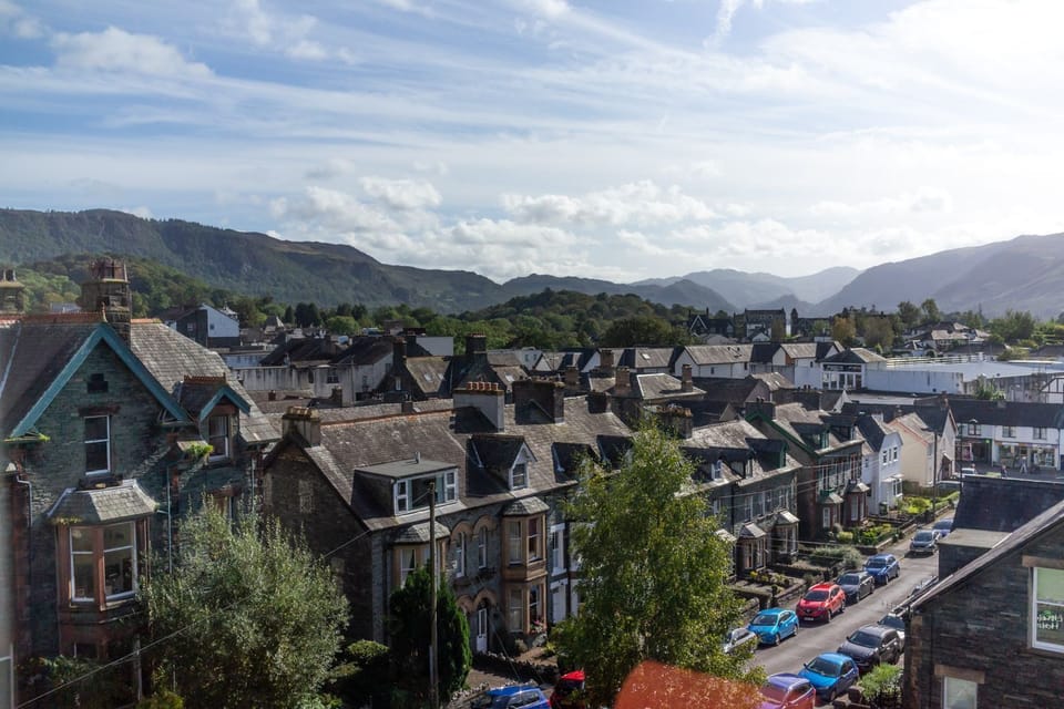 Impressive views from the property over Keswick and Latrigg