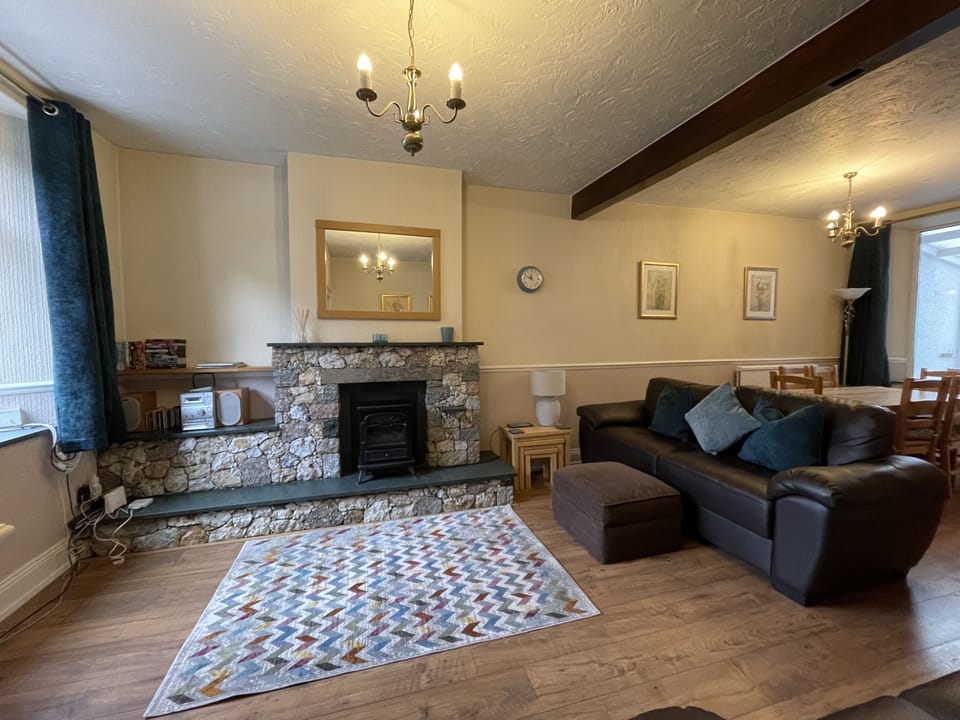 Spacious open plan living and dining area