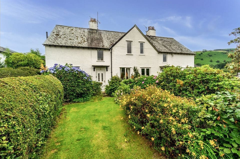 Rose Bank Cottage is on the left hand side of the building