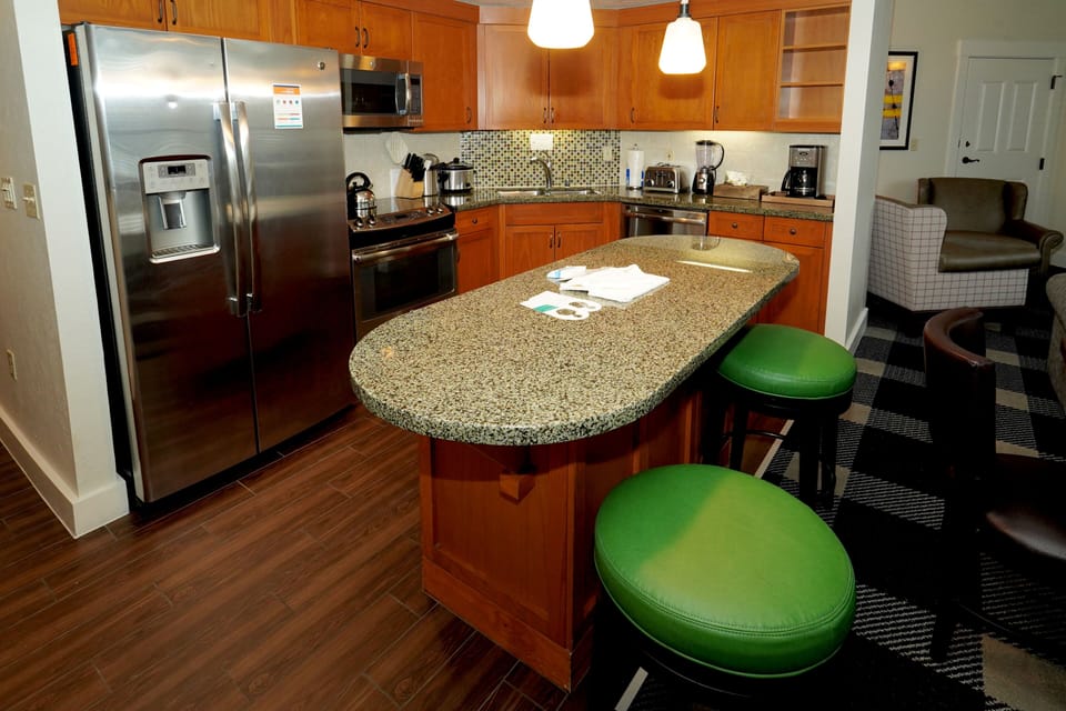 Villa (Smaller), 2 Bedroom, 2 or 3 Bathrooms, Kitchen | Private kitchen | Cleaning supplies, paper towels
