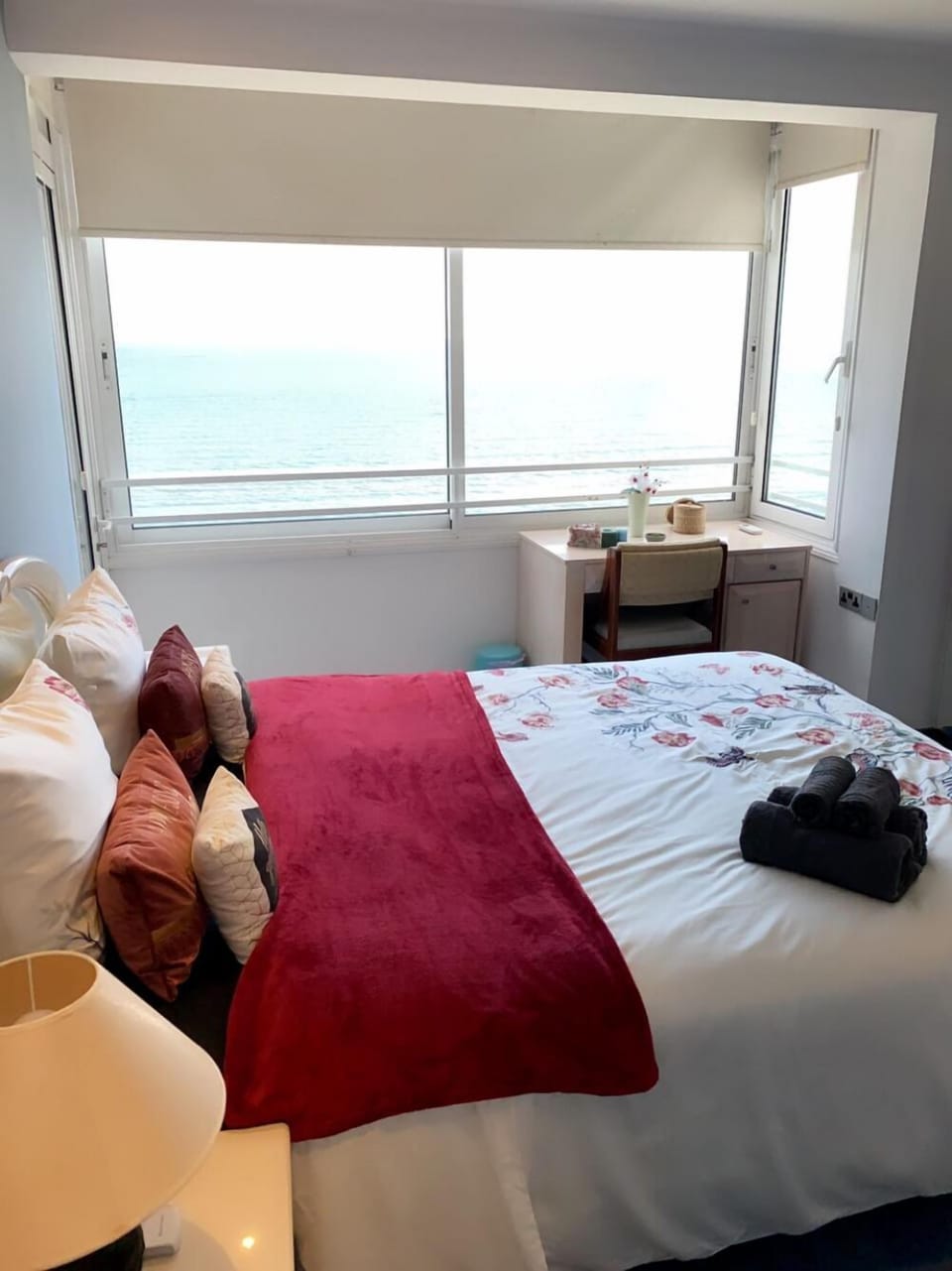 Desk, laptop workspace, iron/ironing board, free WiFi