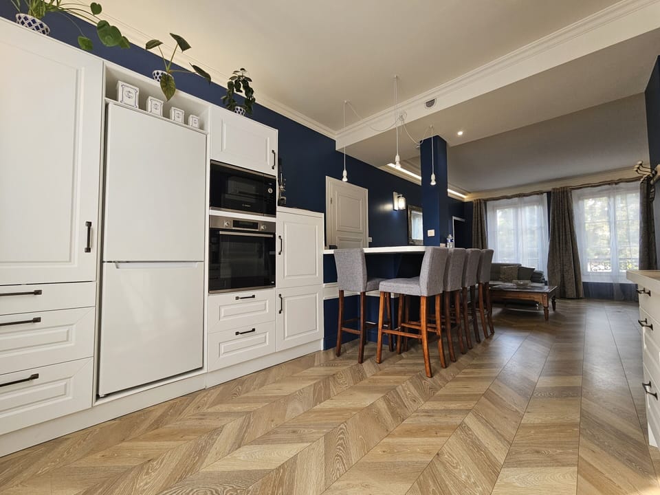 Kitchen overview with Bosch appliances