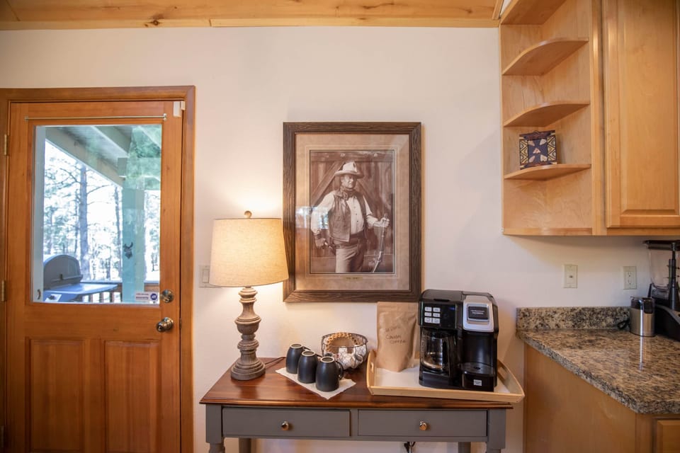 Cowboy coffee station